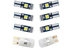 WLJH Super Bright White Instrument Panel Gauge Cluster Speedometer Dash Light Dashboard Bulbs Led Kit For 1998-2002 Honda Accord, Pack of 26