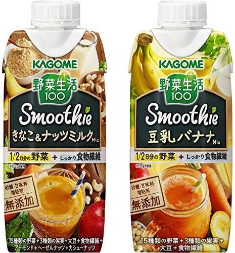 Amazon セット買い カゴメ 野菜生活100 Smoothie きなこ ナッツmix 330ml 12本 豆乳バナナmix330ml 12本 野菜生活 食品 飲料 お酒 通販 Amazon セット買い カゴメ 野菜生活100 Smoothie きなこ ナッツmix 330ml 12本 豆乳バナナmix330ml 12本 野菜生活 食品 飲料 お酒 通販
