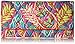 Vera Bradley Women's Cotton Trifold Wallet, Paisley in Paradise, One Size
