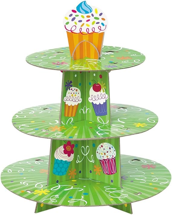 Unique Party 40102 Cupcake Party Cupcake Stand Amazon.co.uk Toys