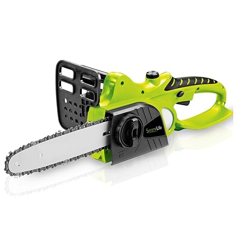 Serenelife Cordless Chainsaw 18v Electric Home Garden Chain Saw Cutter With Rechargeable Battery 12 Inch Azpslchsaw1815