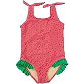 Portakal Girls One Piece Swimsuit Vibrant Cute Quick Dry Beach Swimwear Bathing Suits