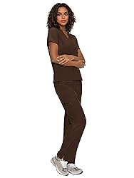 floralhue Scrubs for Women, V-Neck Scrubs Top