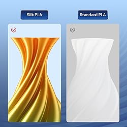 ANYCUBIC Silk Filament, Clog-Free Shiny FDM Printer
