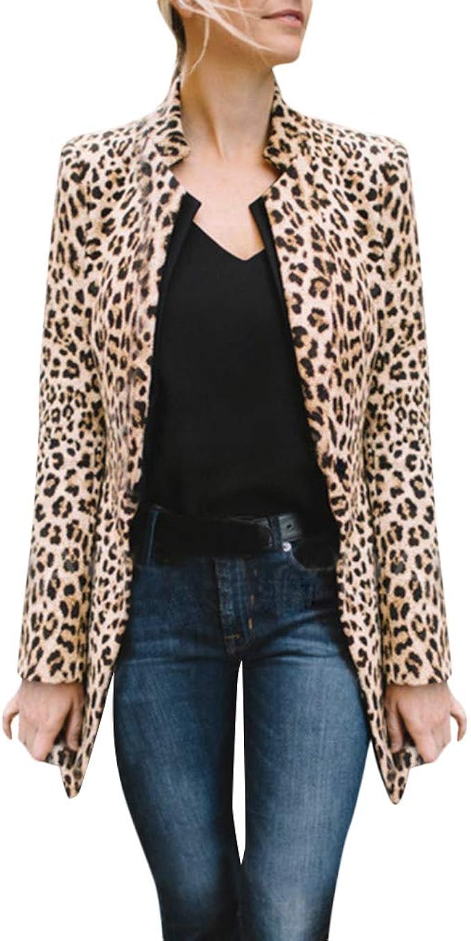 vestito leopardato lungo