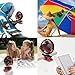 QINUKER Battery Operated Clip on Fan, Portable USB Rechargeable Desk Stroller Fan, 4000mAh Battery, 4 Modes for Baby Stroller Home Office Bedroom and Outdoor Travel (Black)