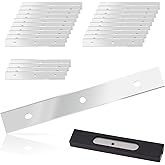 EHDIS 6 inch Razor Blades Paint Scraper Replacement Stainless Steel Blades for Window Scrapers, Double Edged, Pack of 25