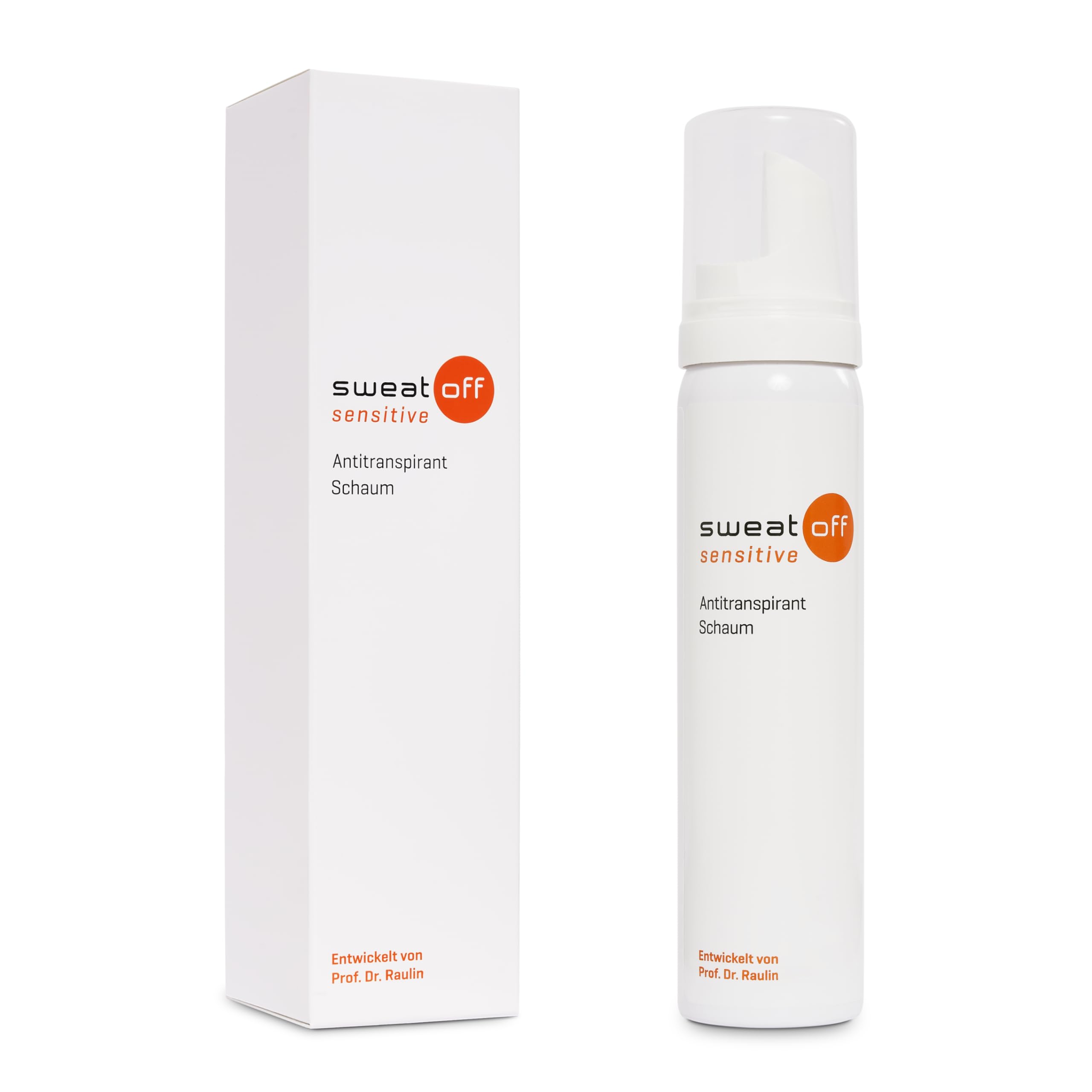 Sweat-Off Sensitive Antiperspirant Foam, Liquid, 75 ml Against Sweating | Foam Against Sweat | Antiperspirant for Sensitive Skin