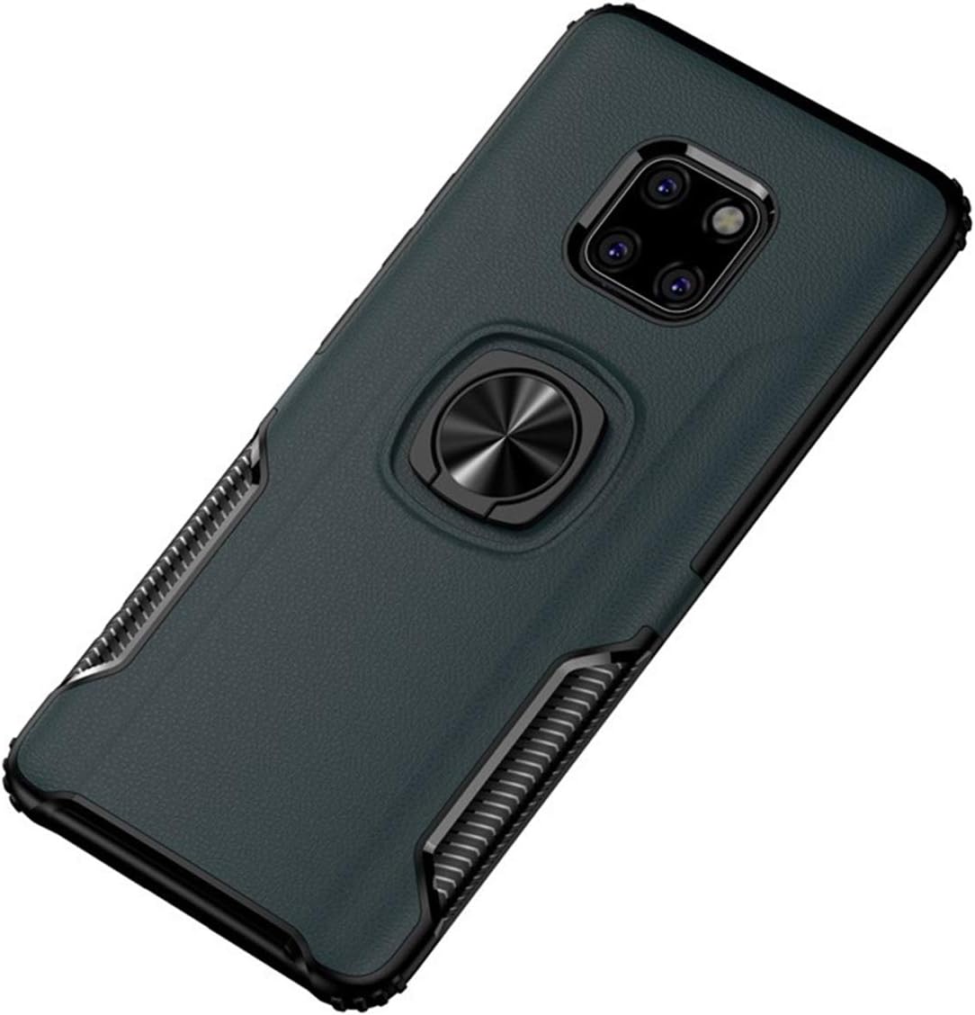 16Jessie Case Compatible with Huawei Mate 20 Pro,Ultra Slim Soft TPU Magnetic Car Mount case with 360 Degree Ring for Mate 20 Lite (Green, Huawei Mate 20 Pro)