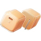 TORRAS IceNano [Travel-Friendly & Chic for Women on The Go] 45W Ultra-Mini Foldable Wall Charger, Portable Charger Block for iPhone 17/16/15 Series, Samsung, iPad Pro,Orange