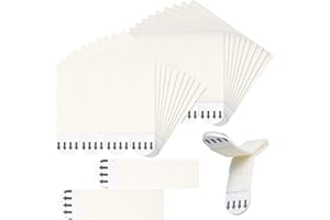 Zonon 40 Pairs (80 Strips) Picture Hanging Strips Picture Hanger Kit Heavy Duty Strips Removable Hook and Loop Tape Frame Picture Hanging Hooks(White, Medium)