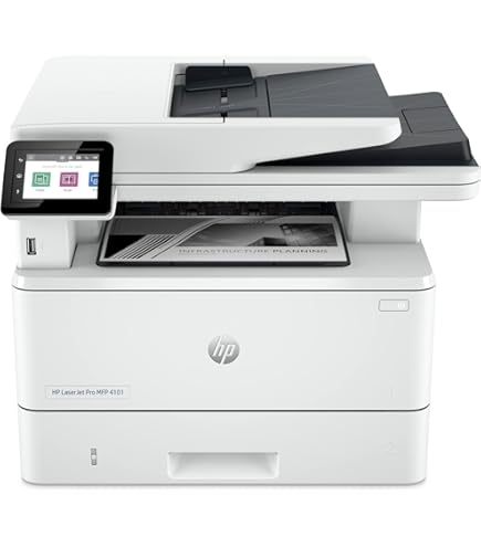 Amazon.com: HP LaserJet Pro MFP 4101fdwe Wireless Black & White