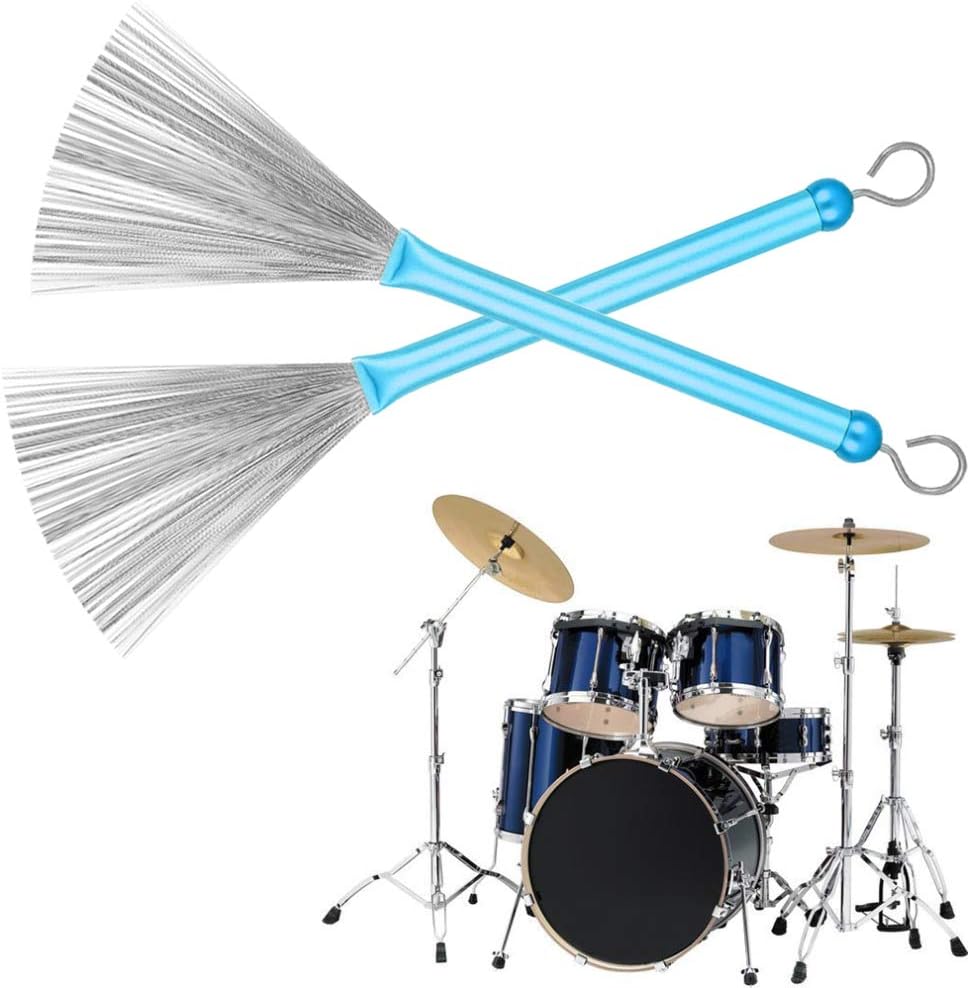 Instrument Accessories Students Music Lovers Adults 1 Pair Drum Brushes
