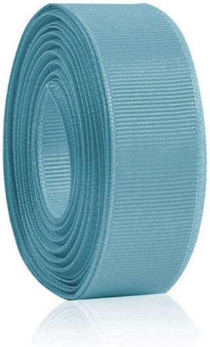 Ajetex 10Yard Grosgrain Ribbon 1" Nile Blue Handmade Gift Boxes Sewing Ribbon