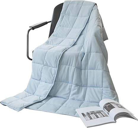 Amazon Merrylife 冷感重力ブランケット加重ブランケット ウェイトブランケット ひんやり 重力毛布 快眠 不眠症対策 ストレス解消 1 180cm 5 4kg ブルー ブランケット 毛布 オンライン通販