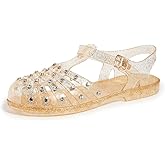 Loeffler Randall Women's Rhys Jelly Sandals with Studs