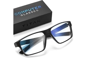 LIVHO Titan Ultimate Blue Light Blocking Computer Glasses – Screen Protection & Night Driving Eyewear with UV400 & Anti‑Glare