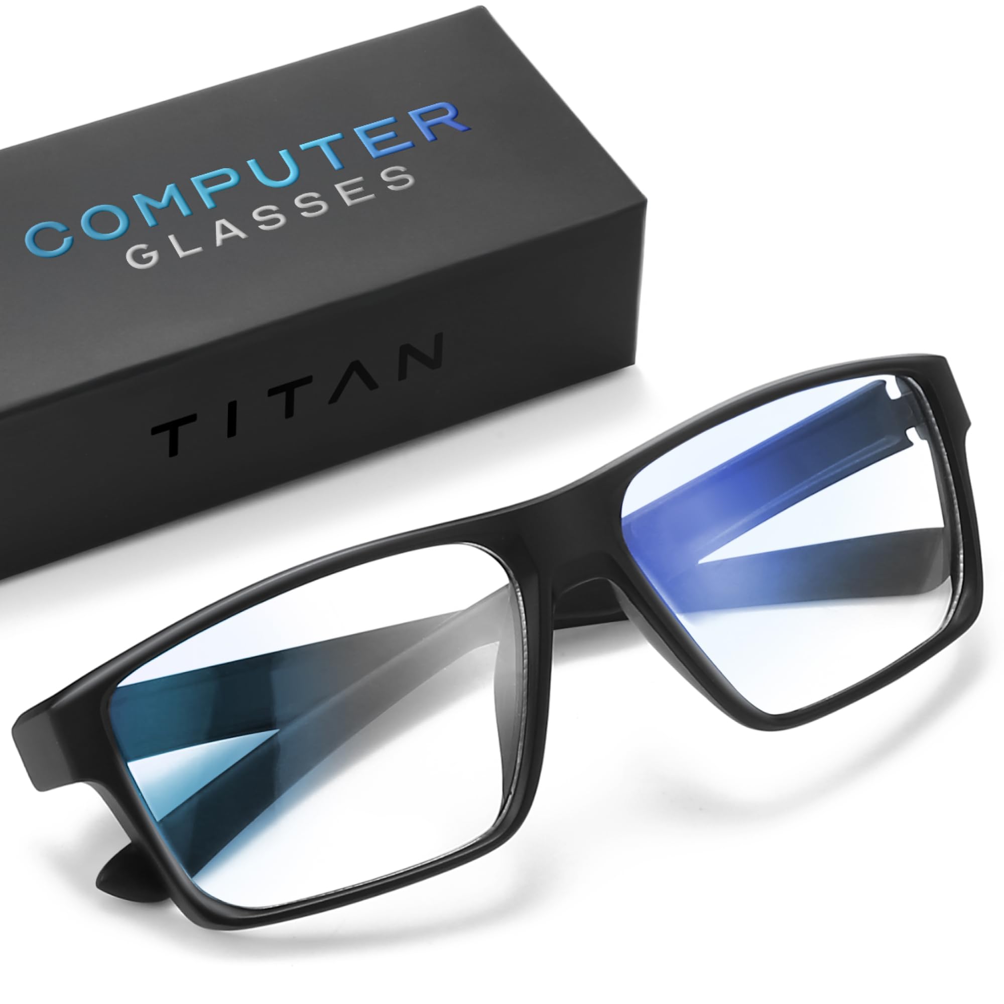 Photo 1 of Titan Ultimate Blue Light Blocking Computer Glasses – Screen Protection & Night Driving Eyewear with UV400 & Anti?Glare