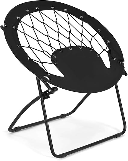 Amazon Com Giantex Folding Bunjo Bungee Chair Outdoor Camping