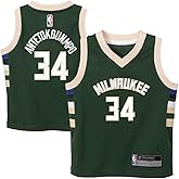 Giannis Antetokounmpo Milwaukee Bucks NBA Toddler Boys 2-4 Green Icon Edition Player Jersey