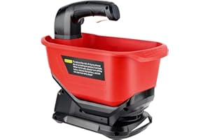 Gerttilyon Salt Spreader for Milwaukee M18 18V Battery - Handheld Seed and Fertilizer Power Spreader. Year-Round Coverage for Grass Seeds, Rock Salt, ice melt Seasons（Tool only）
