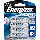 Energizer L91BP-8 Ultimate Lithium AA Batteries (8-Pack)