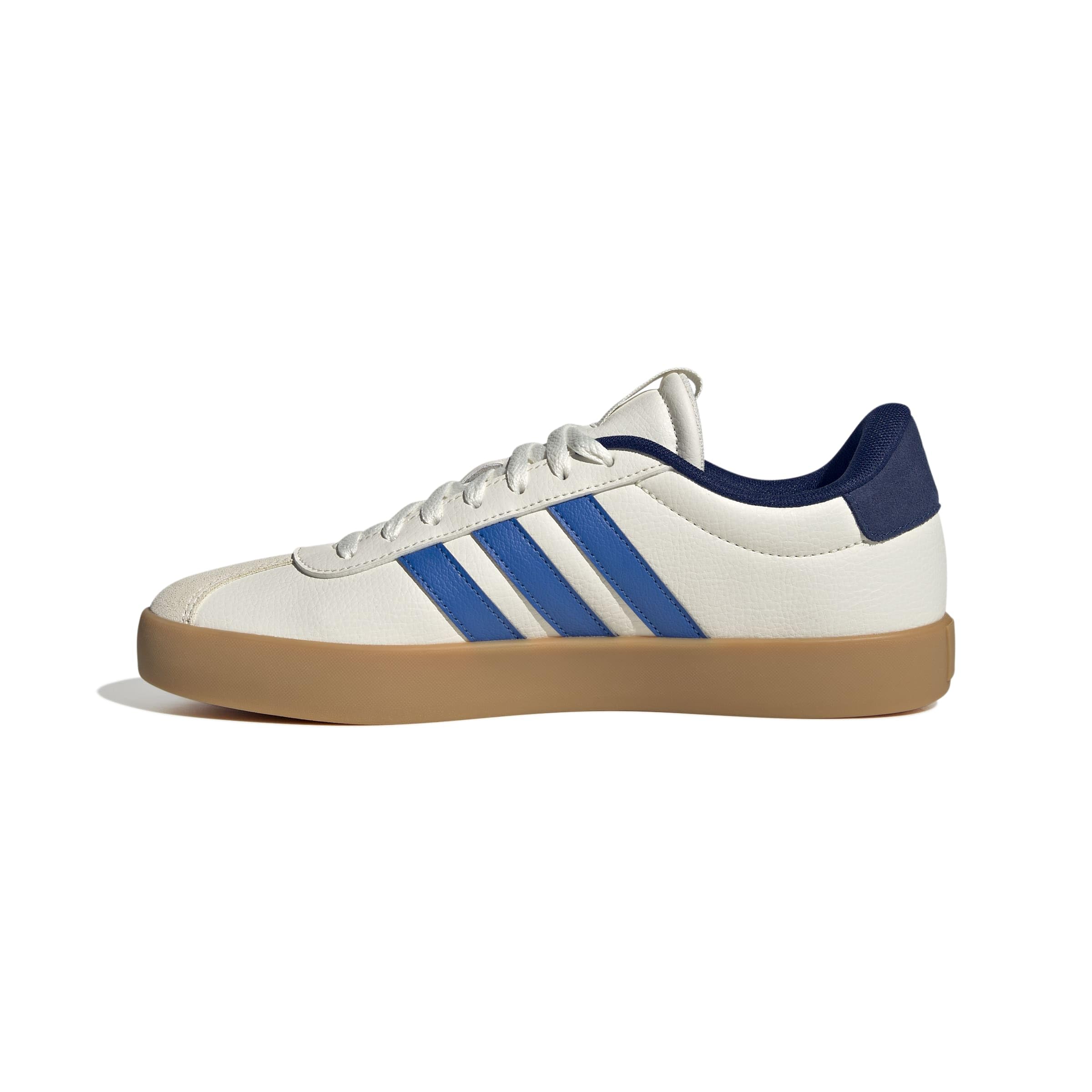 adidas Men's VL Court 3.0, White/Bright Royal/Dark Blue, 8 Image adidas Men's VL Court 3.0, White/Bright Royal/Dark Blue, 8 Image