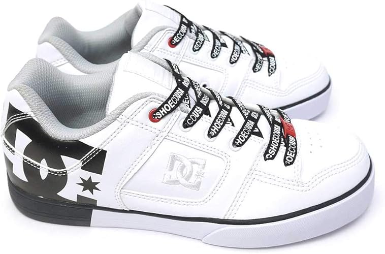 Amazon ディーシーシュー Dc Shoes Dc スニーカー メンズ Dm ピュア Se Sn レディース ユニセックス ペア スケーター ボード ディーシー Pure Se Sn Adys1003 Tbp White Blackprint 28 5cm Us10 5 シューズ バッグ