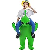 Double Couple Inflatable Alien Costume Halloween Blow up Costumes for Kids