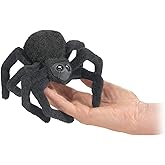 Folkmanis Mini Spider Finger Puppet, Black, 1 EA
