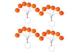 SING F LTD 4X Orange Surface Blob Floats, Bite Indicator for Fly Fishing Shallow Weedy Waters