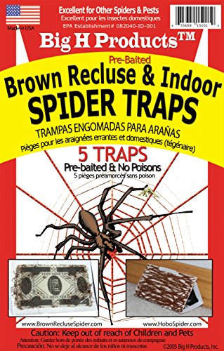 B. RECLUSE SPIDER TRAPS by BIG H PRODUCTS MfrPartNo ACEBR15001 B. RECLUSE SPIDER TRAPS by BIG H PRODUCTS MfrPartNo ACEBR15001
