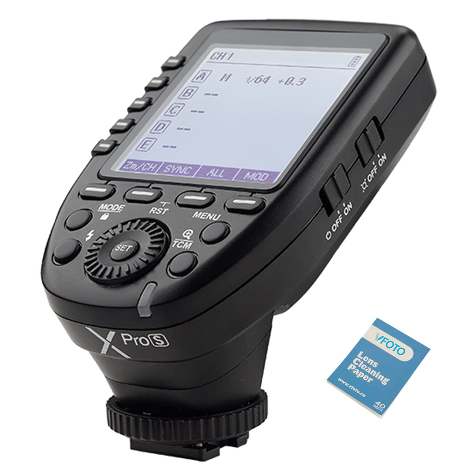 Godox XPro-S Wireless Flash Trigger TTL HSS 1/8000s 2.4G Transmitter Compatible for Cameras Sony A77II A77 A99 ILCE-6000L A9 A7R A7RIII A350 DSC-RX10
