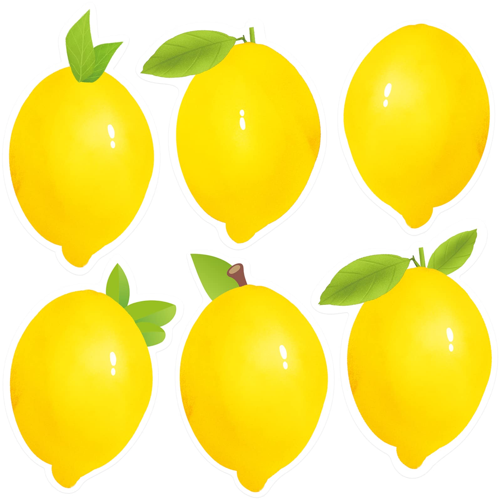 Photo 1 of Fancy Land Lemon Cutouts Summer Cut-Out Bulletin Board for Classroom Decorations 36Pcs