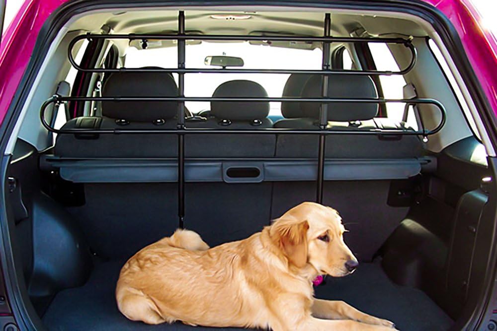 Zone Tech Universal Fit-Adjustable Sturdy-Heavy Duty- Portable -Sleek Shiny Black- Travel - Pet Safety Barrier : Automotive Pet Barriers : Pet Supplies