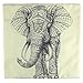 Elephant Cotton Linen Sofa Chair Seat Throw Pillow Case