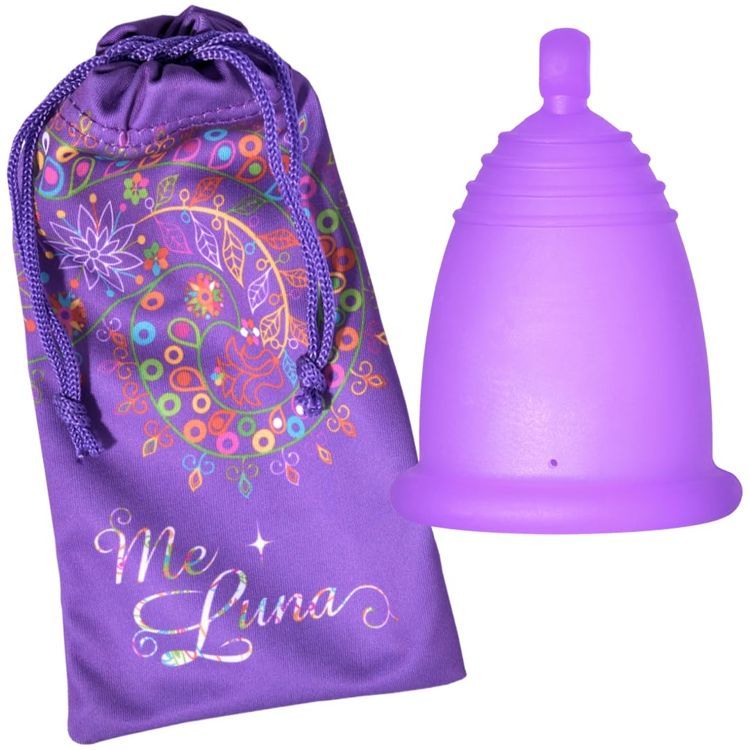 Me Luna Menstrual Cup, Classic, Violet, Size S
