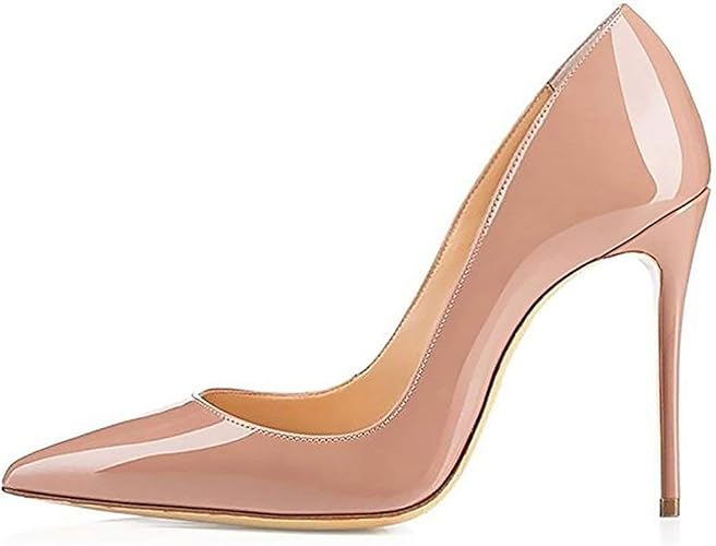 nude pointed heels