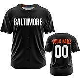 Custom City Connect Baseball Jersey - Custom Baseball Jersey Personalized Name Number for Men Women Youth Kids