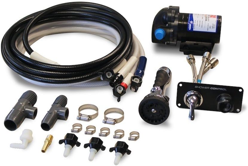 Marine Shower Elite Flush Mount 3.0 GPM Pump with On/Off Switch