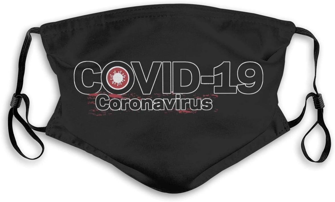 Fashion Style Coron-Avirus Co-v-id-19 Comfortable Adjustable Ma-SKS Anti Dust Face Ma-SKS with Replaceable Filters Black
