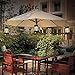 Falove 4PACK Vintage Waterproof Outdoor Solar Powered Twinkle Warm White LED Candle Light, Garden Decoration Umbrella Tree Lantern Hanging Lamp