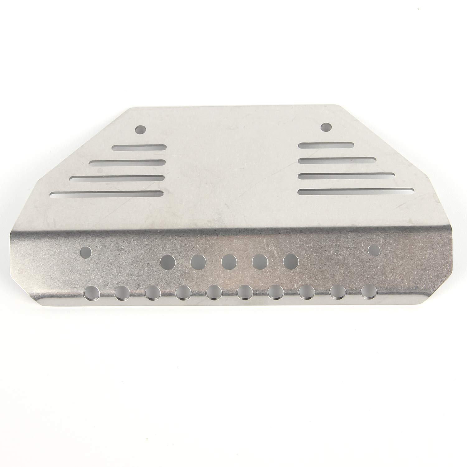 LCX Racing 1/10th RC Crawler Car Stainless Steel Chassis Guard, Front Guard Servo Guard Frame Rail Protector for Traxxas TRX6, Upgrades Parts Accessories