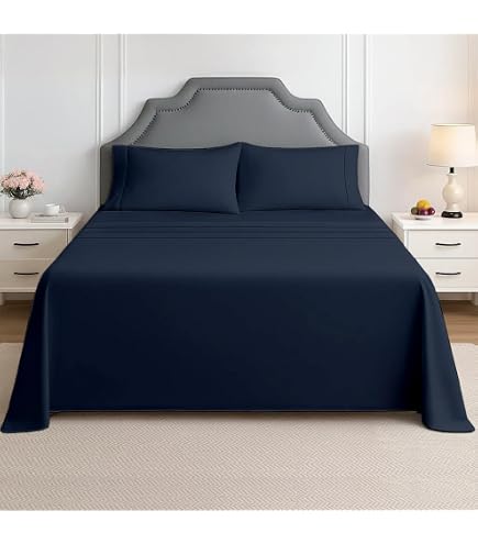 Juego De Sábanas De Microfibra 4 Piezas – Suavidad De Hotel, Bolsillo Profundo Y Ultra Suaves – Lux Decor