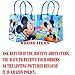 Disney Mickey Mouse Reusable Party Favor Goodie Small Gift Bags 12 (12 Bags)