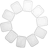 UTENEW Transparent Standard SD SDHC Memory Card Case Holder Box Storage Boxes (Pack of 10)