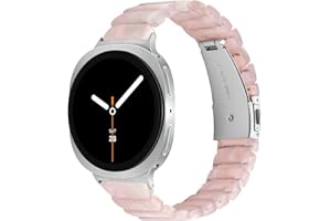Miimall Compatible with Galaxy Watch 8 40mm 44mm/Galaxy Watch 8 Classic Resin Band, Wristband Replacement Strap for Galaxy Wa