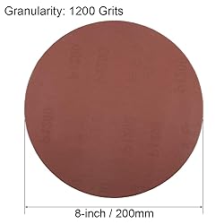 uxcell 8" Hook and Loop Sanding Discs 1200 Grit