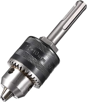 Uxcell Drill Chucks 3 8 24unf Threaded 1 5 10mm Capacity Sds Shank With Chuck Key For Electric Impact Corded Cordless Drill Amazon Com