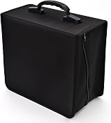 alavisxf xx 432 Capacity CD/DVD Case Heavy Duty Zipper Organizer Black